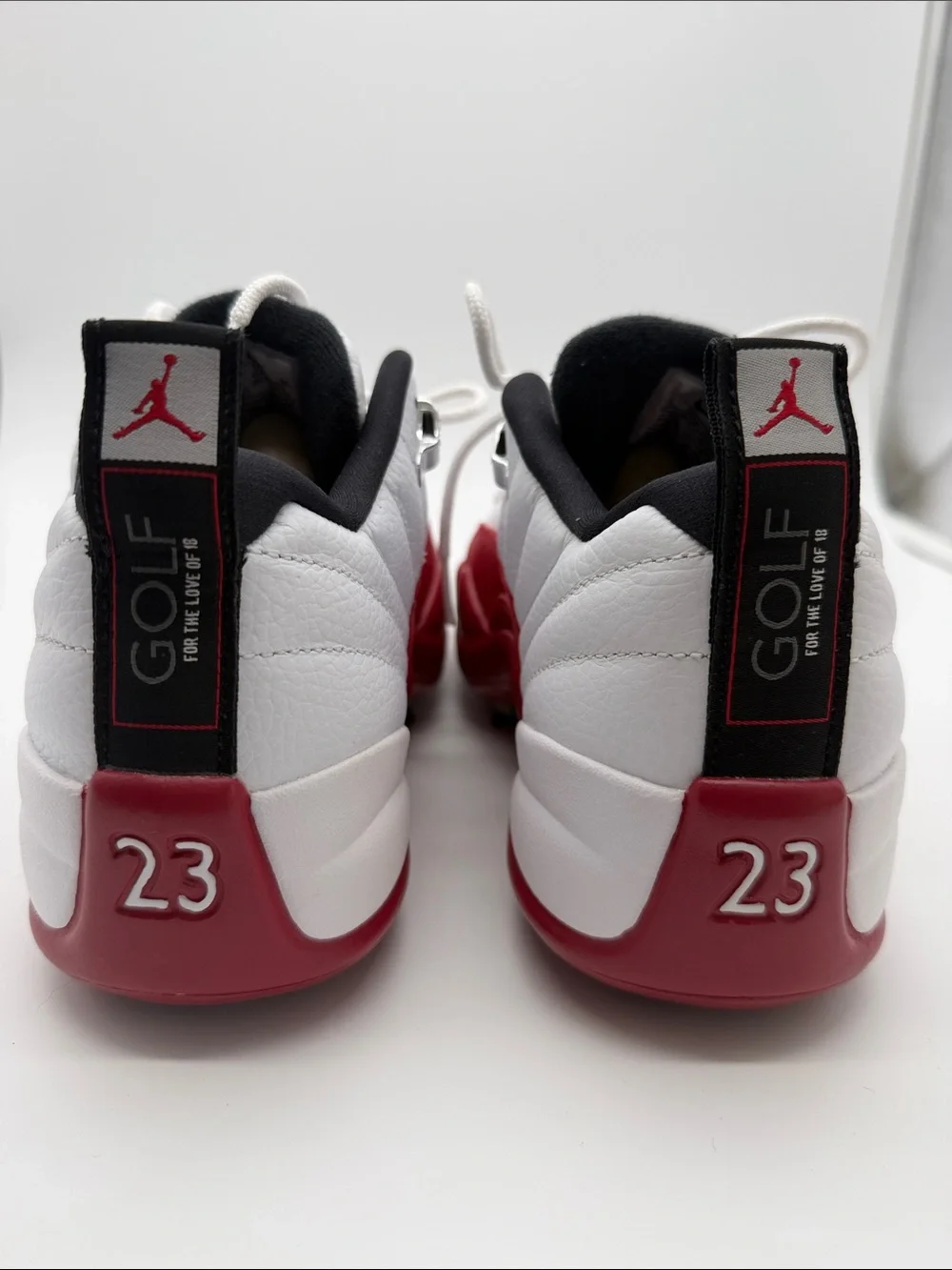 Jordan Golf Men’s Sneakers - White & Red